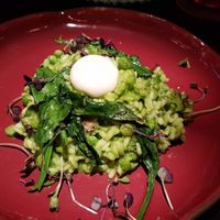 Risotto at Justo Restaurant in Medellin