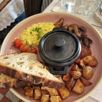 Vegan brekkie plate at STHLM Brunch Club in Stockholm
