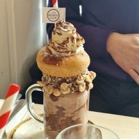 Donut milkshake at STHLM Brunch Club in Stockholm