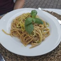 Mixed spaghetti in lemon sauce at Naturangolo di Alessandro Mandelli in Osnago