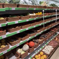 Veg  at Real Foods in Edinburgh