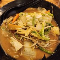 Lamen de legumes at Hinode in Sao Paulo