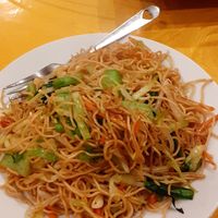 Taiwan style fried noodles at Koukien in Yokohama