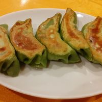 Fried dumplings at Koukien in Yokohama