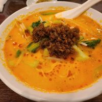 豆乳担々麺 Soy milk tantan noodle at Koukien in Yokohama