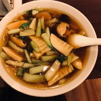 Mushroom ramen at Koukien in Yokohama