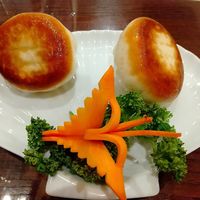 Vegetable bun at Koukien in Yokohama