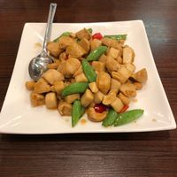 Tofu chicken vegetable at Koukien in Yokohama