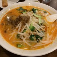 Spicy noodle at Koukien in Yokohama