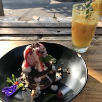 pancakes at Two Trees Eatery in Tibubeneng