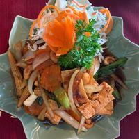 Tofu chili cashew at Lotus Thai in Taupo