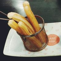 churros with biscoff at Loop & Scoop in Glasgow