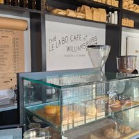 Inside at The Le Labo Cafe in Brooklyn