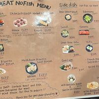 Vegetarian/vegan menu (single order items)  at Chao Chao Gyoza Shijo-Kawaramachi in Kyoto