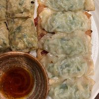 Vegan gyoza set  at Chao Chao Gyoza Shijo-Kawaramachi in Kyoto
