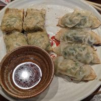 Yuba gyoza and tofu vegetable gyoza at Chao Chao Gyoza Shijo-Kawaramachi in Kyoto