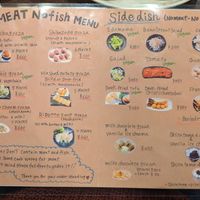 Menu other side at Chao Chao Gyoza Shijo-Kawaramachi in Kyoto