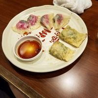 Yuba & Shibazuke Gyzo at Chao Chao Gyoza Shijo-Kawaramachi in Kyoto