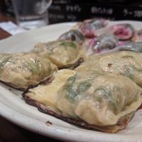 Veggies in tofu skin at Chao Chao Gyoza Shijo-Kawaramachi in Kyoto