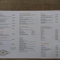 Menu as of June 2022. "Ve" = vegan at Bowl Market in Copenhagen