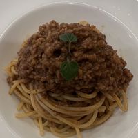 Pasta with organic soy sauce  at Cafe Nature in Kurashiki