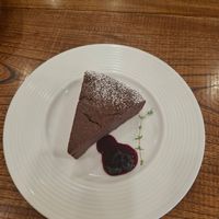 Chocolate cake at Cafe Nature in Kurashiki