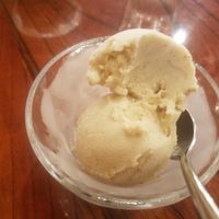 soymilk ice cream at Cafe Nature in Kurashiki
