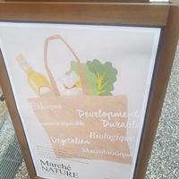 new signboard at Cafe Nature in Kurashiki