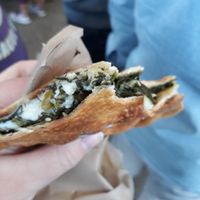 Spanakopita. at Greek Vegan Bakery in Revesby