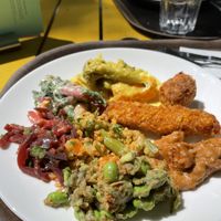 A colorful plate of everything   at Spirit in Rotterdam
