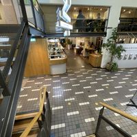 Entry and a pet of the seating area on the first and ground floor  at Spirit in Rotterdam