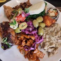 A looooot of food from the buffet ♥️ at Spirit in Rotterdam