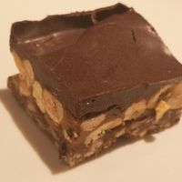 "Snickers"-toetje at Spirit in Rotterdam