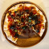 Impossible Pizza at Vina Enoteca in Palo Alto