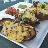 Potato skins at Hemingway's By The Bay in Outlying Islands