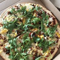 Very disappointed- thai pizza. Unpleasant texture between dough and tomato paste. Don’t recommend.  at Hemingway's By The Bay in Outlying Islands