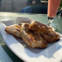 Curry puff at Hemingway's By The Bay in Outlying Islands
