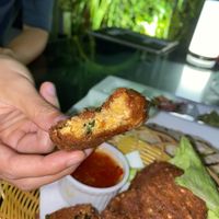 Thai fish cake at Hemingway's By The Bay in Outlying Islands