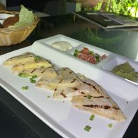 Cheese quesadilla  at Hemingway's By The Bay in Outlying Islands