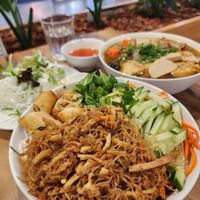 Spring roll vermecelli at Hoa Nghiem Vegie Hut in Springvale