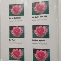 Menu Nov 2024 at Hoa Nghiem Vegie Hut in Springvale