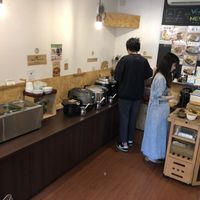 Weigh and pay at Veggie House in Chiba