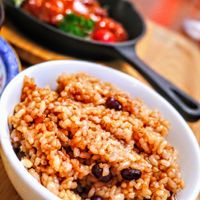 Brown rice at Veggie House in Chiba