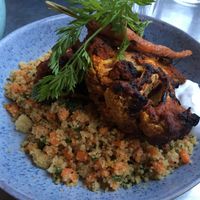 Roasted cauliflower and couscous  at Ceremony in North London
