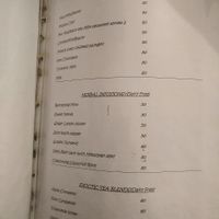 menu at Ira's Kitchen & Tea Room in Rishikesh