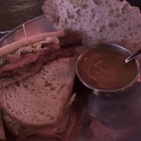 Veggie burger made vegan. Better than this looks! at barleymash in San Diego