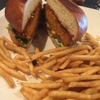 Southwest Vegan Burger  at LAX - Golden Road Brewing - T6 in Los Angeles