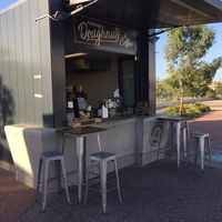 Walking towards my morning coffee... at Footscray Doughnuts and Coffee in Footscray