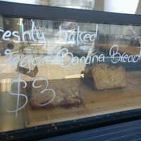fresh banana bread at Footscray Doughnuts and Coffee in Footscray