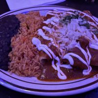 Potato enchiladas !  at Cantina Los Caballitos in Philadelphia